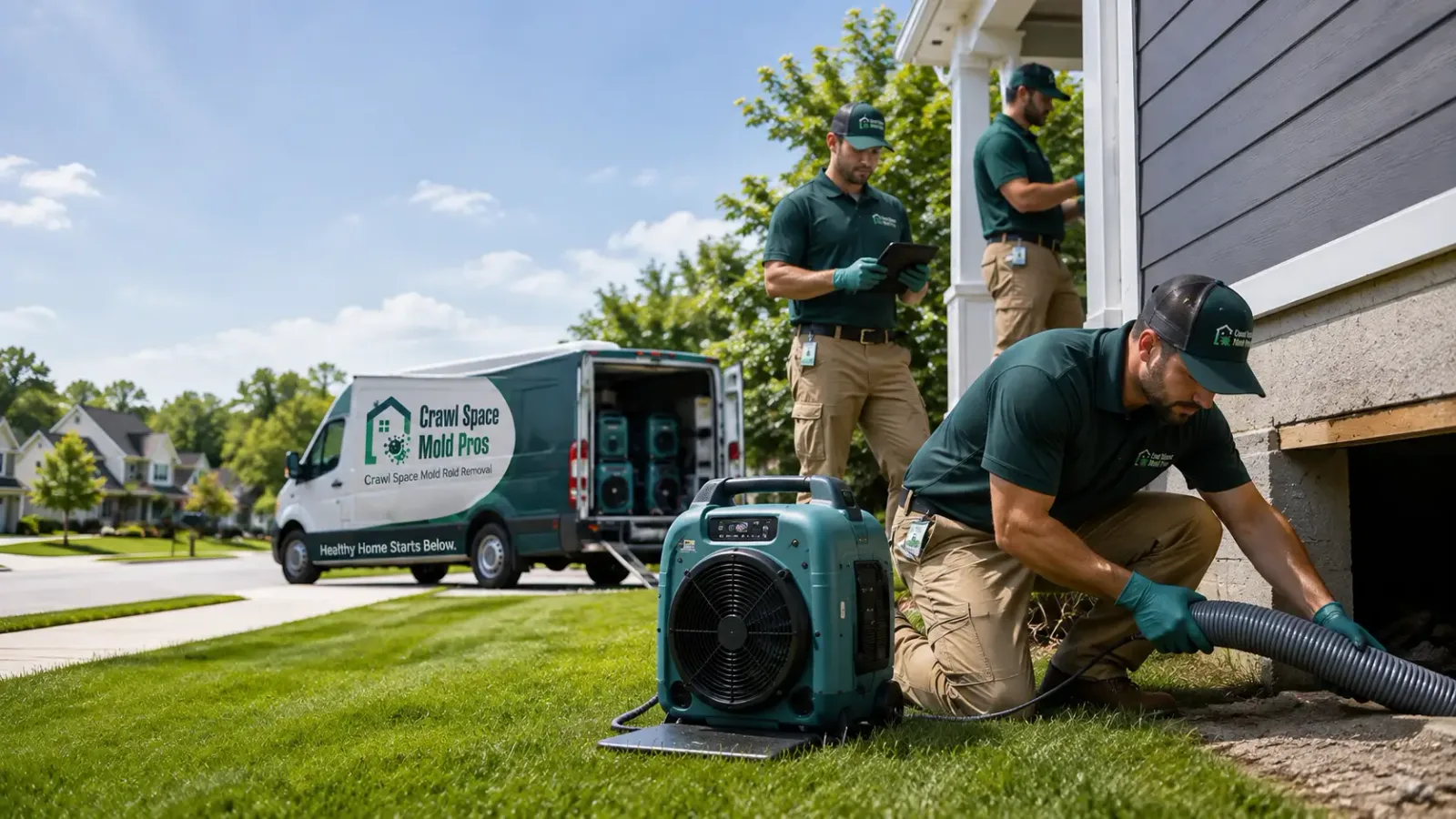 Crawl Space Mold Removal in Godfrey, IL